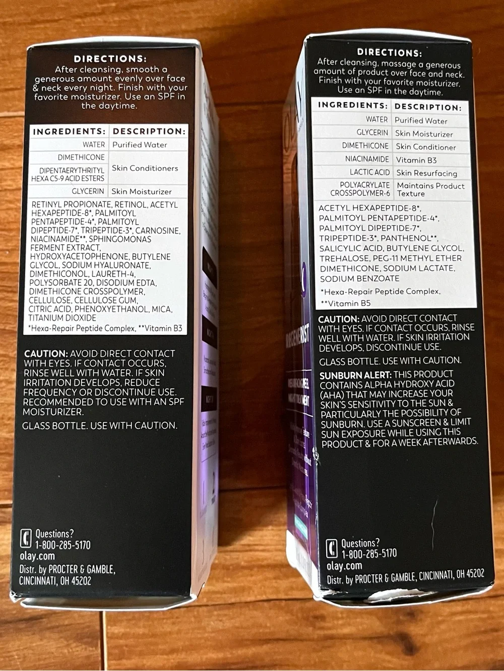 Olay Regenerist Night Serum & Night Resurfacing Treatment New